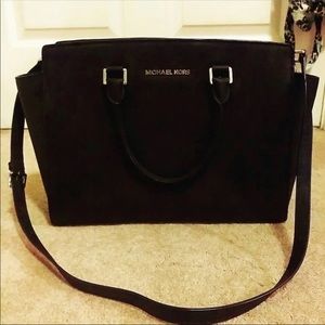 Large Michaels Kors Black Selma